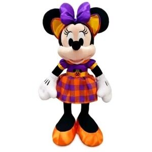Disney Store Minnie Mouse Halloween Small Soft‎ Toy, Disney New